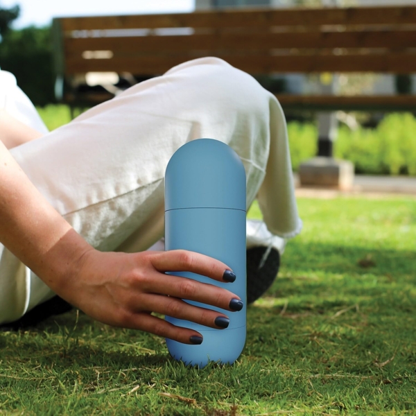 Asobu 'Orb' Trinkflaschen, Edelstahl, blau, 460 ml Bild 7