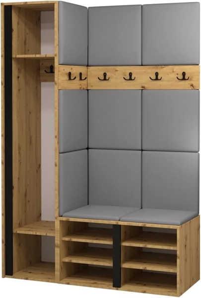 Garderoben-Set Monati IX, Graphit, Farbe: Manila 04 Bild 4