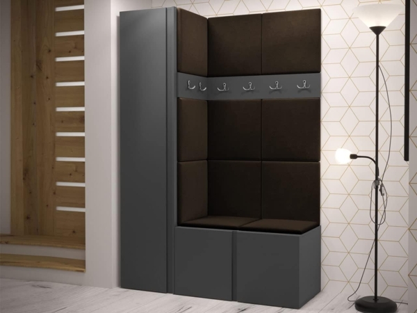 Garderoben-Set Monati IX, Graphit, Farbe: Manila 04 Bild 2