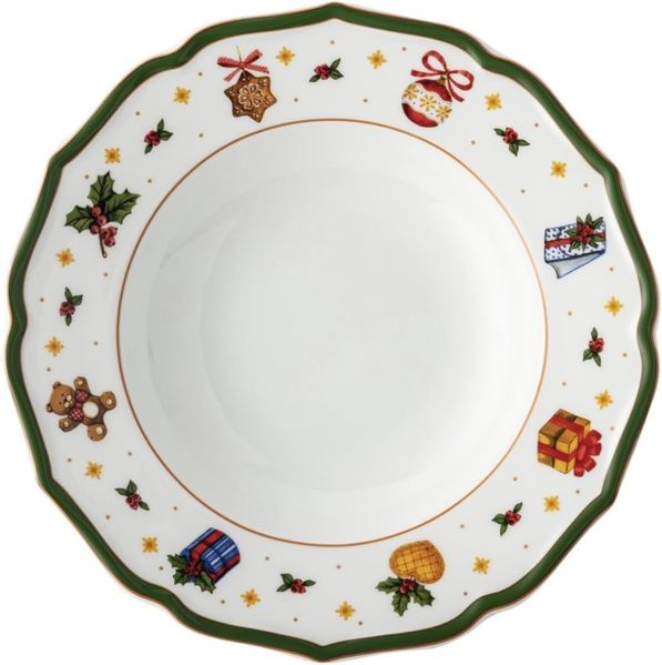 Hutschenreuther Teller Tief 23 cm Happy Wintertime Green