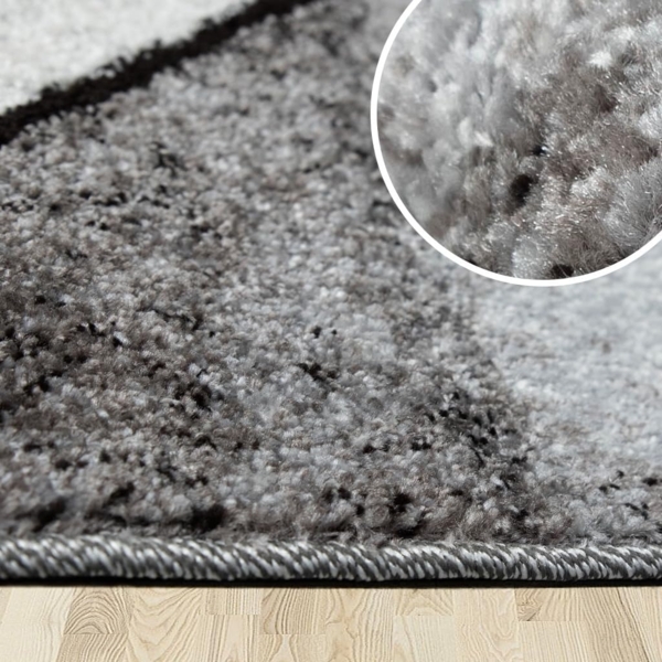 oKu-Tex Teppich Kurzflorteppich, modern, geometrisches Muster, Wohnzimmerteppich, rechteickig, Höhe: 11 mm, Teppich Wohnzimmer, Designteppich, meliert, weicher und dichter Flor Bild 5