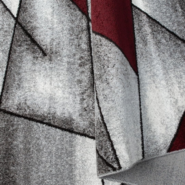 oKu-Tex Teppich Kurzflorteppich, modern, geometrisches Muster, Wohnzimmerteppich, rechteickig, Höhe: 11 mm, Teppich Wohnzimmer, Designteppich, meliert, weicher und dichter Flor Bild 6