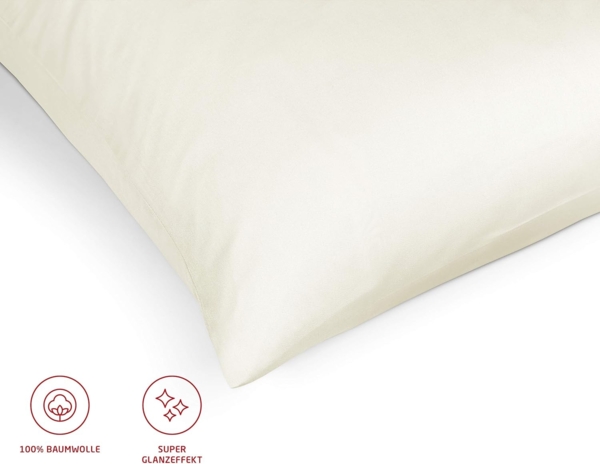 Fleuresse Mako-Satin-Bettwäsche colours petrol 6066 155x220 Bild 3