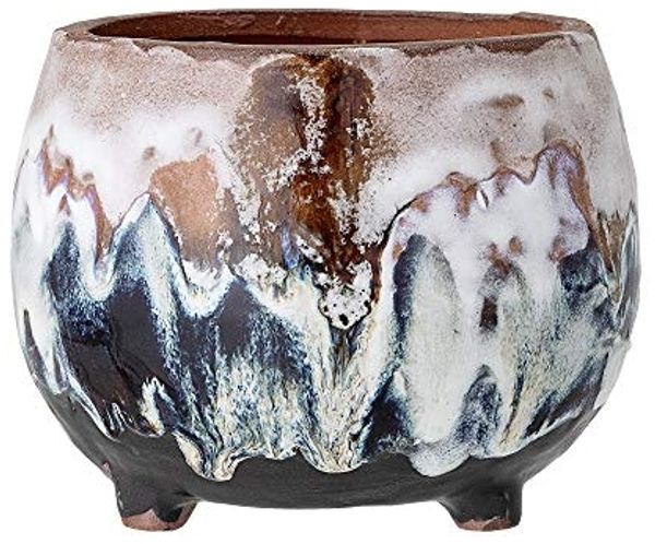 Bloomingville Blumentopf Bjanka, aus Terracotta, 14 x 11 cm, Dänisches Design