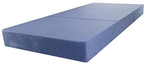 Stillerbursch Klappmatratze 80x195 cm Marmor Blau