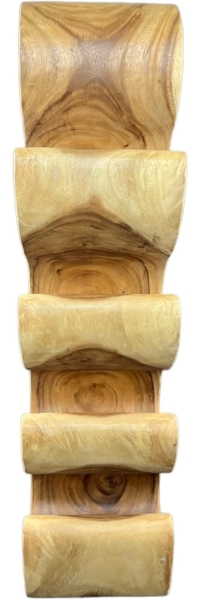 FaHome Weinregal Massiv Holz: Handgefertigter, Edler & Hochwertiger Weinhalter, (50/70/100x27x18) Natur Bild 5