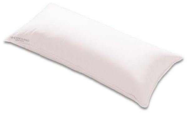 Kauffmann Gänsedaunenkopfkissen 3 Kammerkissen "Weidegans Limited Edition", Füllung: Außen: 100% Gänsedaunen/ Innen: 100% Gänsefedern, Bezug: 100% Baumwolle, Rückenschläfer, Bauchschläfer, Seitenschläfer, Hervorragende Stützwirkung des Kopf- & Nackenbe...