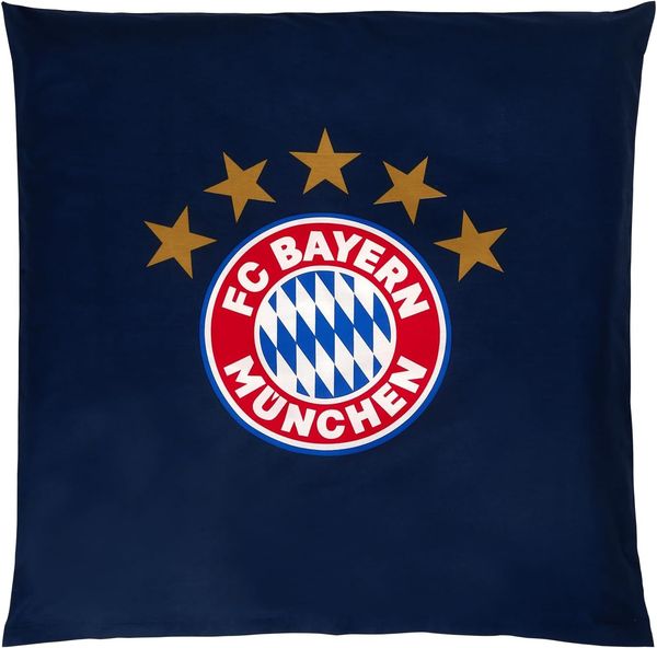 FC Bayern München Bettwäsche FC Bayern München Kinderbettwäsche Glow in the Dark (Navy Blau), Baumwolle Bild 6
