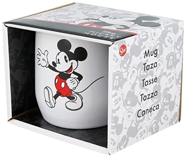 Tasse mit Box Mickey Mouse aus Keramik 360 ml