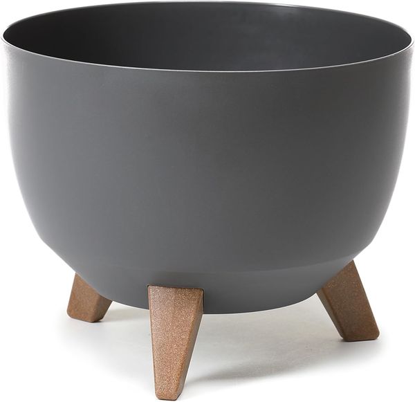 Lamela Roma Blumentopf 880-82 Kunststoff Ø 29 cm dunkelgrau