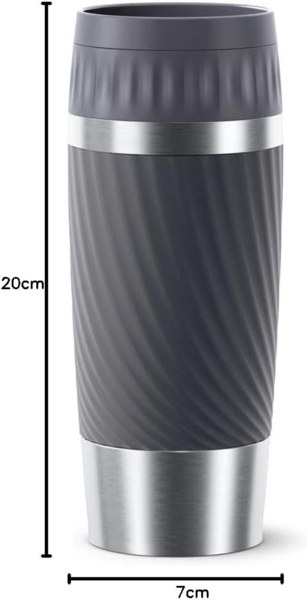 Tefal Travel Mug Easy Twist 0. 36 l. Grey Bild 8