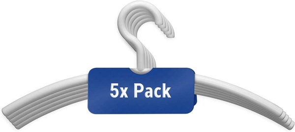 MAUL Kleiderbügel weiß, 5 St.