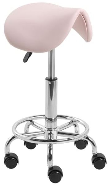 Drehhocker DUMONT Kunstleder Pastellrosa