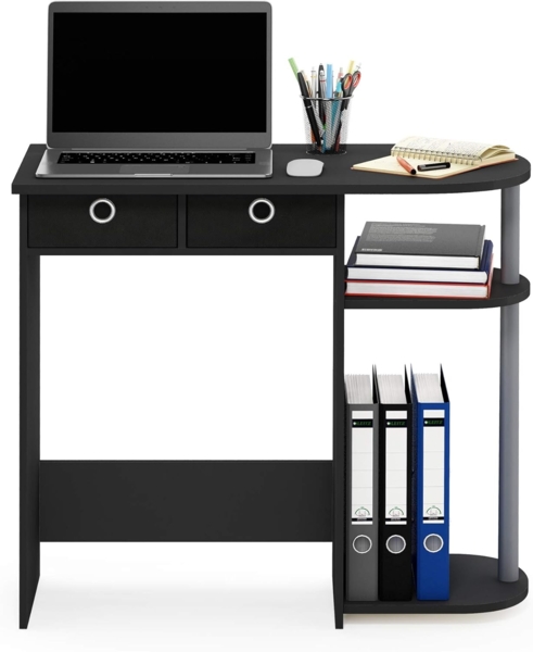 Furinno Go Green Laptop Notebook Computer Schreibtisch/Tisch, holz, Schwarz/grau, 39. 62x39. 62x72. 39 cm Bild 4