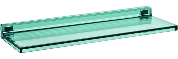 Kartell Shelfish Ablageregal, PMMA, Green, 45,2 x 15,5 x 4 cm