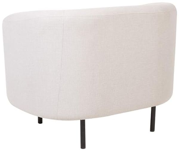 Sofa Set Polsterbezug beige schwarz 3-Sitzer LOEN Bild 6