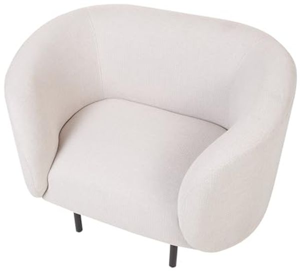 Sofa Set Polsterbezug beige schwarz 3-Sitzer LOEN Bild 7