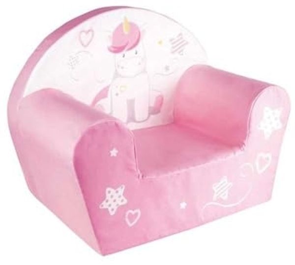 FUN HOUSE 713069 Licorne Kindersessel, Polyester, Pink, Kinder