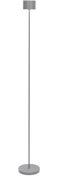 Blomus Mobile LED-Leuchte Farol Floor, dimmbar, USB-aufladbar, Aluminium matt pulverbeschichtet, Kunststoff, Satellite, 115 cm, 66128