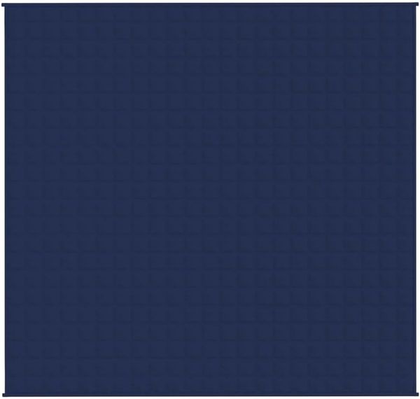 vidaXL Gewichtsdecke Stoff, 1 x Gewichtsdecke, Dunkelblau, 220x240 cm, Baumwolle, 15 kg Bild 6