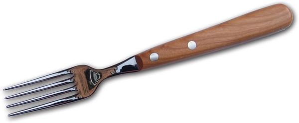 Windmühlenmesser Buckels Menügabel Kirschholz