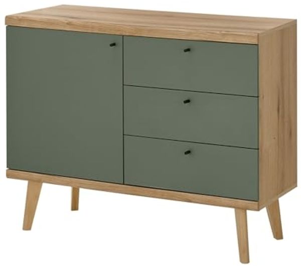 Sideboard Juna in Salbei und Eiche Evoke 107 cm