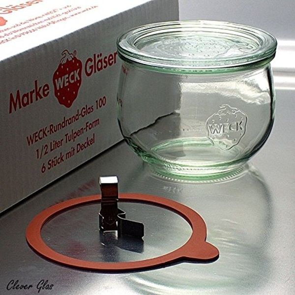 Tulpenform-Glas 6er-Karton 1/2 l