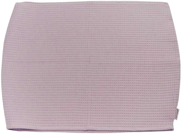 HOBEA-Germany Baby-Lagerungsbezug für Stillkissen XXL Lagerungskissen Schwangerschaftskissen Seitenschläferkissen groß (Waffelmuster Mauve, Lagerungsbezug)