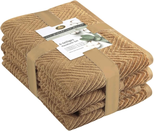 Gözze Handtuch Set Viola, Frottier (6-St)