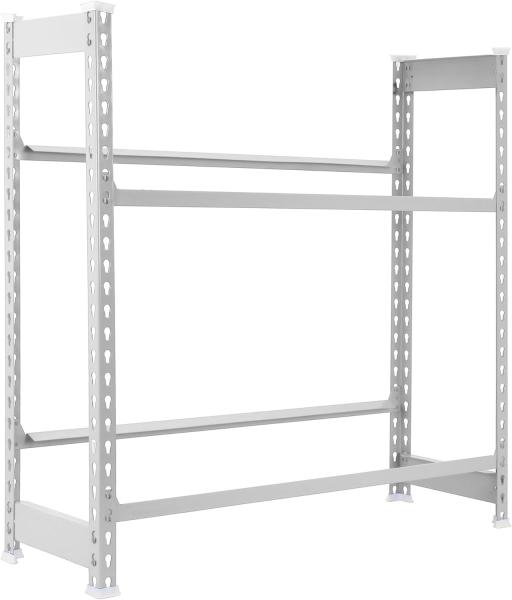 Simonrack Getränkekistenregal, 2 Kästen, Flaschenregal, Getränkekistenhalter, Kistenregal, Blau - Simonbottle Bild 6