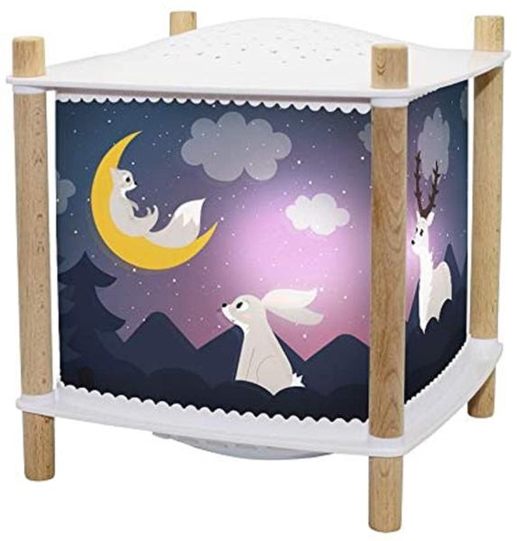 Nacht Licht - Laterne ReVOLUTION 2. 0 - Wald - Kabellos , Musik, Weinen Detektor, USB Aufladbar