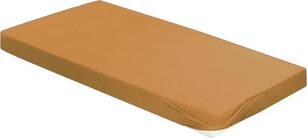 Irisette Kuschel-Jersey Spannbetttuch Vesuv 0012 gold 100x200 cm 12-81 gold