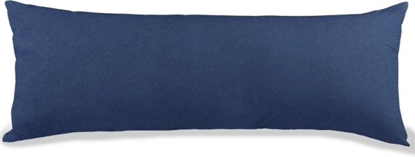 aqua-textil Classic Line Kissenbezug 2er-Set 40x120 cm dunkel blau Baumwolle Seitenschläferkissen Bezug Kissenhülle, Kopfkissenüberzug, Pillowcase, Bettkissen, Kopfkissenbezug, Reißverschluss Bild 3