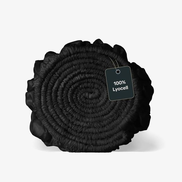 twenty:three® Bettlaken Lyocell Spannbettlaken Jet Black, Lyocell, Atmungsaktiv, Ultraweich, 100% TENCEL™ Lyocell, Nachhaltig, 100 x 200