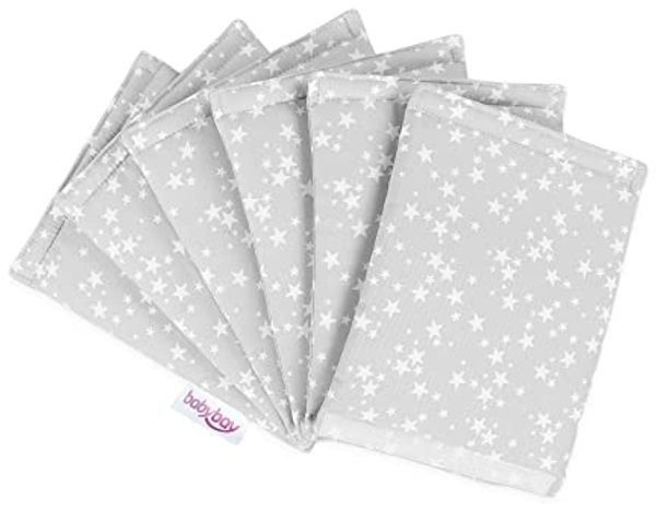 Babybay 'Ultrafresh Piqué' Bettnestchen für Babybay Original grau/weiß, Sterne