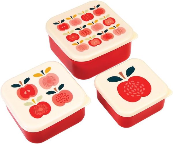 Rex London Lunchbox Brotdose Vintage Apfel 3er Set Brotbüchse Vesperdose