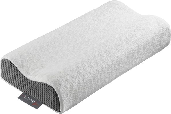 Badenia Trendline Schlafkissen Nackenstützkissen Badenia Trendline® Visco Maxi, Bezug: passend für Bezüge in der Größe 40x80 cm, ergonomische Form mit Memoryeffekt, individuelle Höhenanpassung
