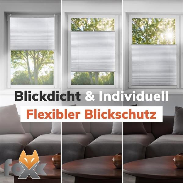 Foxx Plissee Plissee Klemmfix weiß 35x100 cm Bild 5