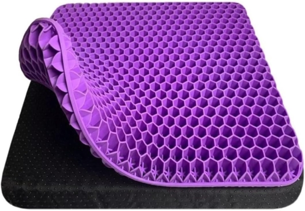 Herzberg Sitzkissen Herzberg Kissen Gelsitz Farbe lila Maße ca. 16,5 Zoll x 14,5 Zoll x 1, Abnehmbarer Bezug