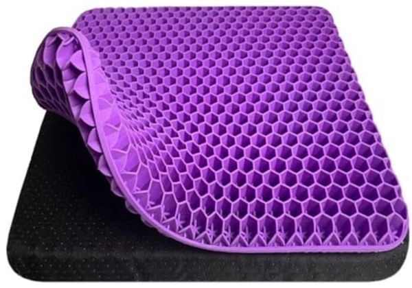 Herzberg Sitzkissen Herzberg Kissen Gelsitz Farbe lila Maße ca. 16,5 Zoll x 14,5 Zoll x 1, Abnehmbarer Bezug