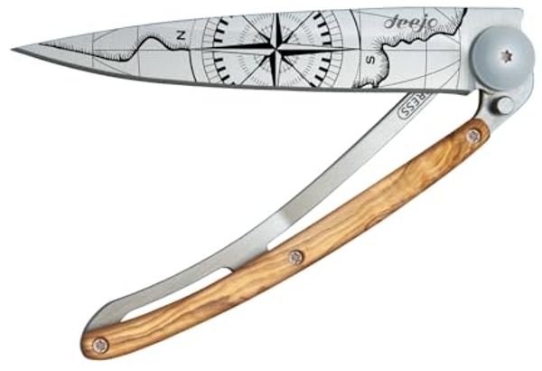 Deejo Messer 37 g Titan Olivenholz Terra Incognita