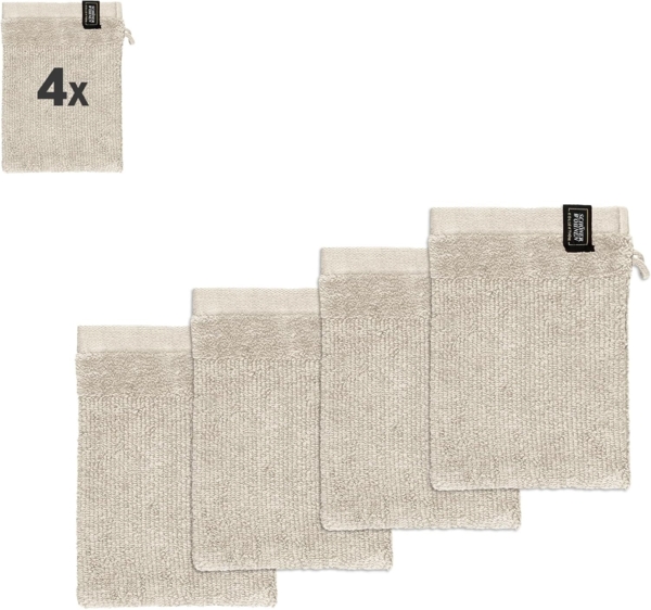 SCHÖNER WOHNEN-Kollektion Waschhandschuh Sense, (Packung, 4-St)