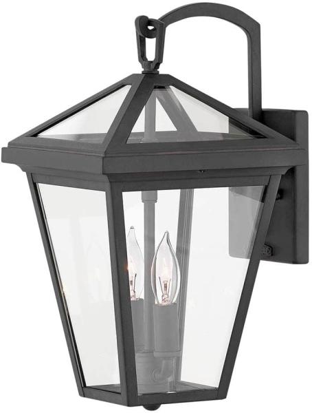 Elstead Alford Place Light Small Außen-Wandleuchte 2-flammig schwarz