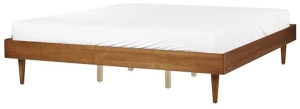 Bett mit Lattenrost TOUCY 180 x 200 cm Heller Holzfarbton