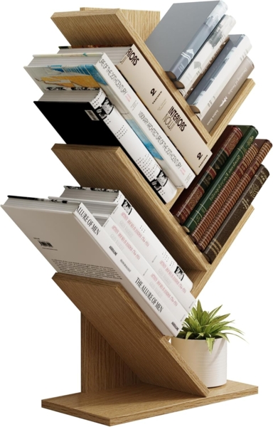 VCM Standregal Nulis 920355 Honig-Eiche H. 77 x B. 40 x T. 20 cm