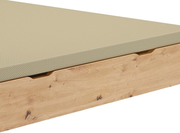 Vente-unique - Bettkasten 140x190 cm – Hell-Natur – VEONA von YSMÉE Bild 7