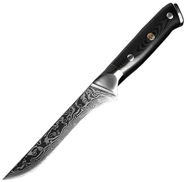 Damascus 67 Lagen 6 inch Ausbeinmesser Boning Knife Profi Messer Edelstahl