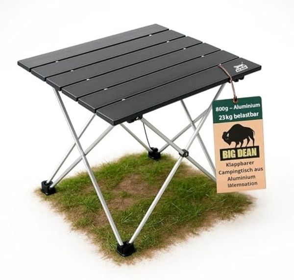 BigDean Campingtisch faltbar Ultraleicht Kleiner Klapptisch - Campingtisch Klapptisch (1-St)