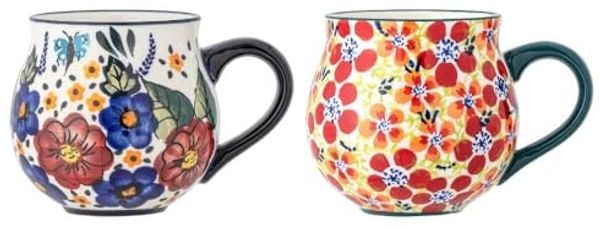 CREATIVE COLLECTION Florist Tasse Bunt Steingut