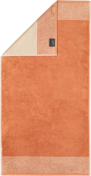Cawö Handtuch Two-Tone 590 kupfer